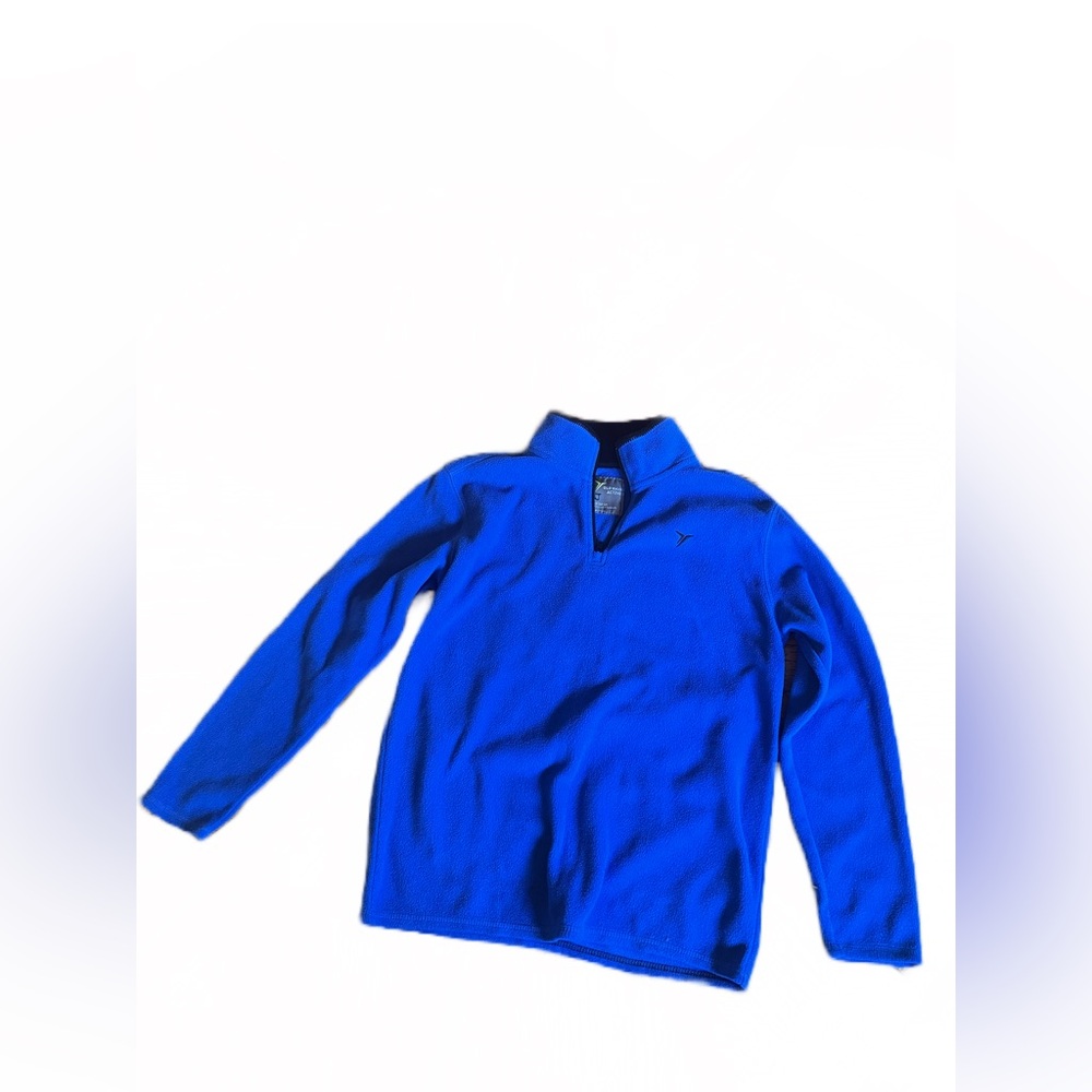 Old Navy Boy’s Blue Quarter-Zip Fleece
